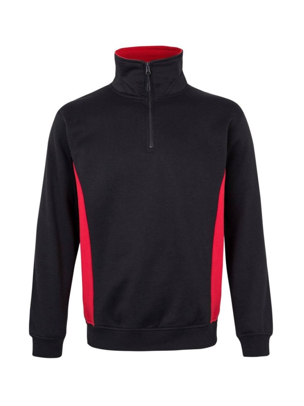 Sweatshirt Bicolor Meio Fecho S�rie 105704