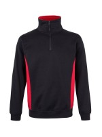 Sweatshirt Bicolor Meio Fecho S�rie 105704