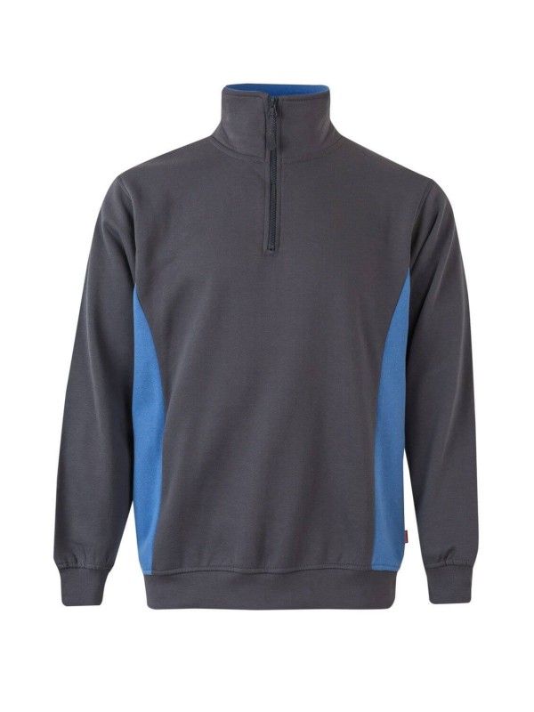 Sweatshirt Bicolor Meio Fecho S�rie 105704