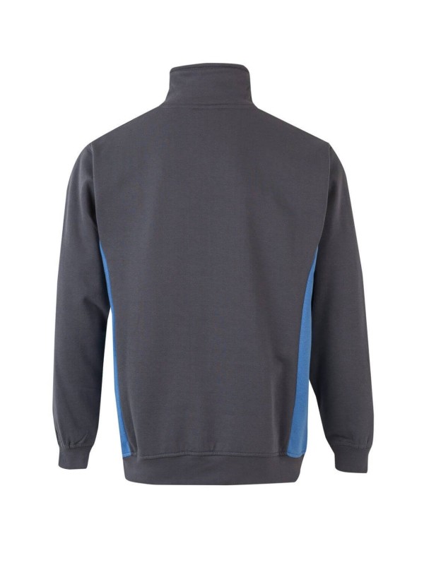 Sweatshirt Bicolor Meio Fecho S�rie 105704