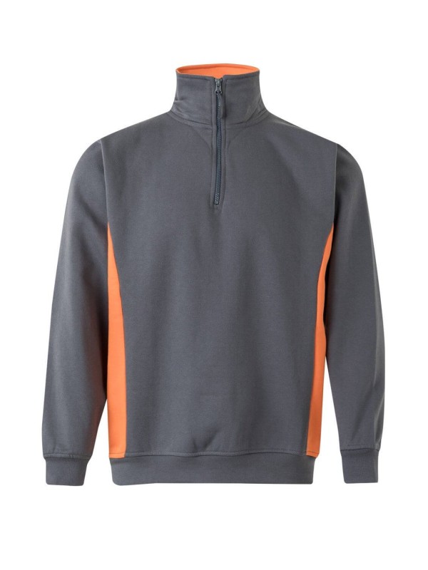 Sweatshirt Bicolor Meio Fecho S�rie 105704