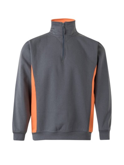 Sweatshirt Bicolor Meio Fecho S�rie 105704