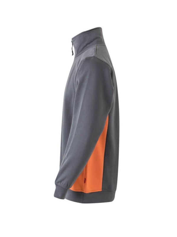Sweatshirt Bicolor Meio Fecho S�rie 105704