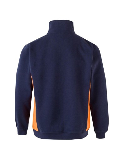 Sweatshirt Bicolor Meio Fecho S�rie 105704