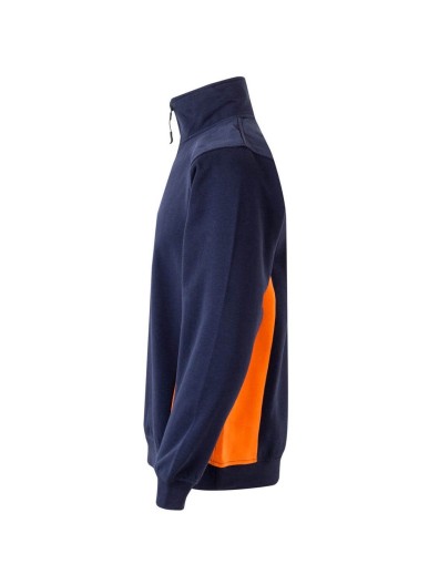 Sweatshirt Bicolor Meio Fecho S�rie 105704