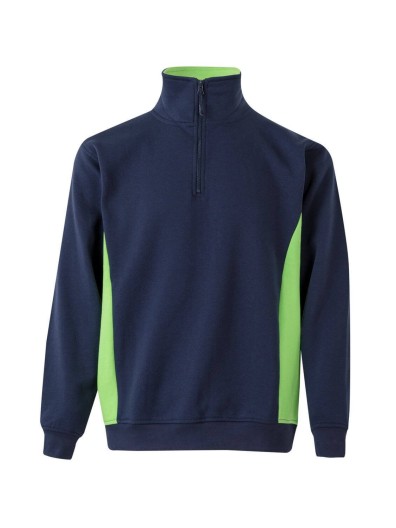 Sweatshirt Bicolor Meio Fecho S�rie 105704