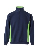 Sweatshirt Bicolor Meio Fecho S�rie 105704