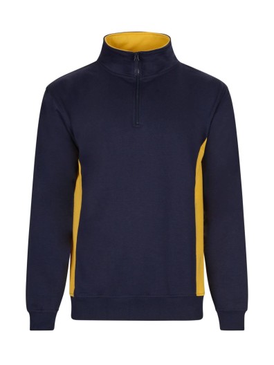 Sweatshirt Bicolor Meio Fecho S�rie 105704