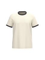 T-shirt ringer eco-respons�vel com contrastes e aspecto lavado de homem