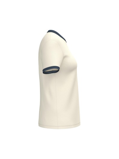 T-shirt ringer eco-responsável com contrastes e aspecto lavado de senhora T-shirt ringer eco-responsável com contrastes e aspecto lavado de senhora