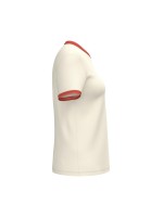 T-shirt ringer eco-respons�vel com contrastes e aspecto lavado de senhora