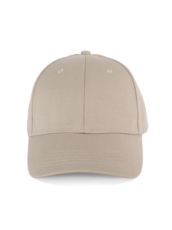 Boné de 6 painéis em algodão biológico - K-up Gold Label