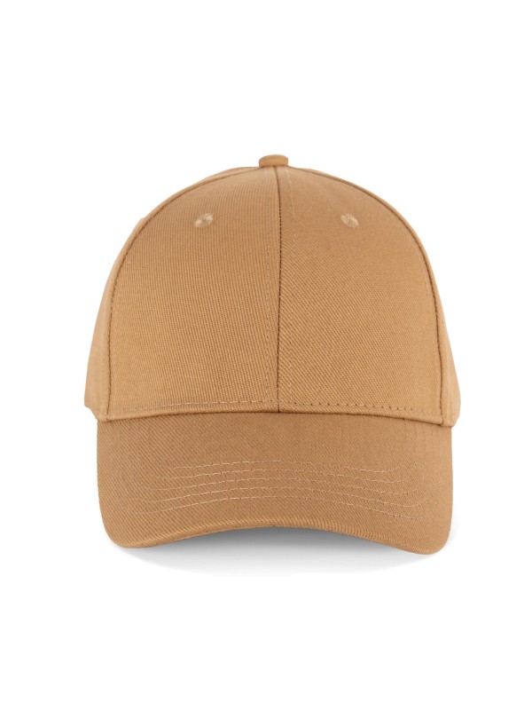 Boné de 6 painéis em algodão biológico - K-up Gold Label