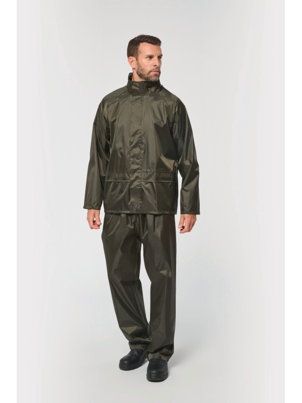 Conjunto de chuva unissexo