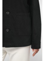 Casaco worker masculino ecol�gico com efeito lavado